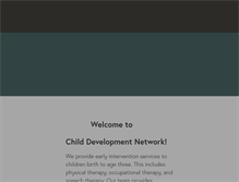 Tablet Screenshot of childdevnetwork.org